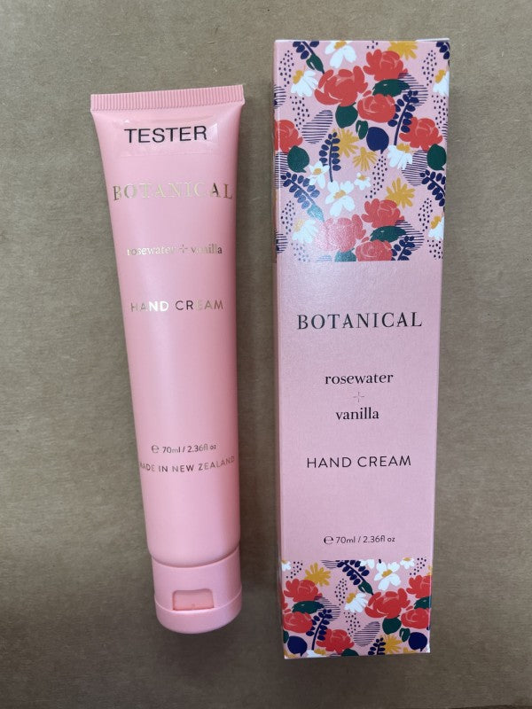 Rosewater + Vanilla Hand Cream 70ml